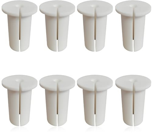 Cable Grommet Kit for Starlink,8Pcs Wall Grommets for Starlink Cable,Ethernet Cable Wall Grommet for Cord Protection,Feed Through Bushing Compatible with StarLink Cable Router Ethernet Adapter (White)