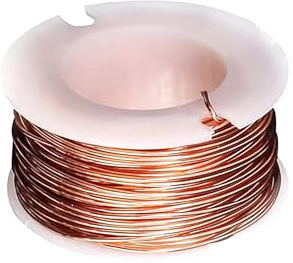 Kupferdraht, 0,5 mm x 10m Kupferlackdraht, Lackdraht, Kupferdraht Isoliert, Kupferspule, Isoliert Magnetdraht zur Herstellung eines Elektromagnet-Motormodell