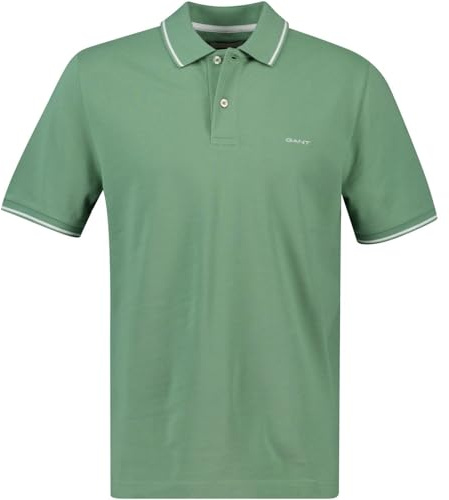 GANT Mens Pique Polo Shirt Kalamata Green XL