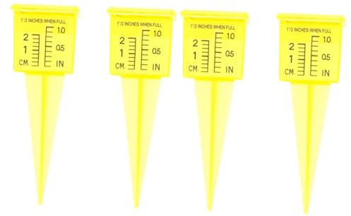Parliky 2sets Garten Sprinkler Wasser Sprinkler Für Rasen Sprinkler Gauge Niederschlag Messbecher Einfach Installieren 2 Stücke * 2