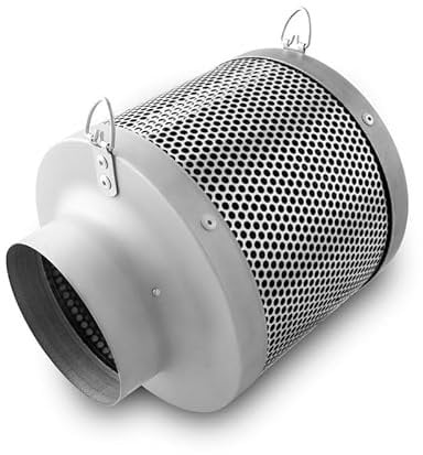 Caluma Aktivkohlefilter Ø 100 mm 120 m³h, kleiner AKF (24x20x20 cm), Grow