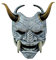 Ynnhik Halloween-Abdeckung – japanischer -Gesichtsschutz | Japanischer Latex Geist Hannya Cosplay Prop Gesichtsbedeckung