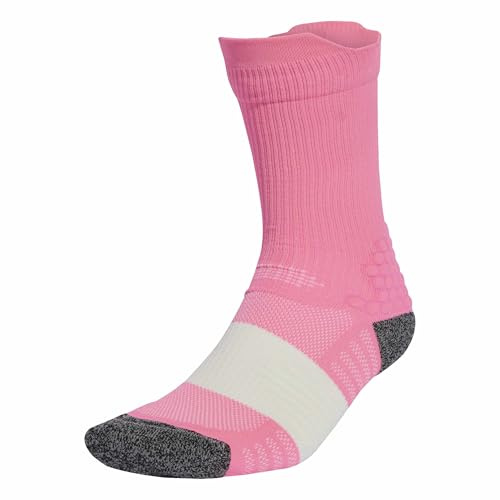 adidas Unisex RUNxBOOST Sock 1PP, lucid pink/orbit grey, 2.5-4