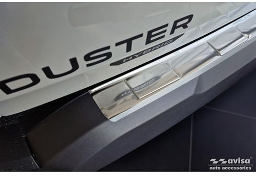 Avisa Edelstahl Heckstoßstangenschutz kompatibel mit Dacia Duster III 2024- 'Ribs'