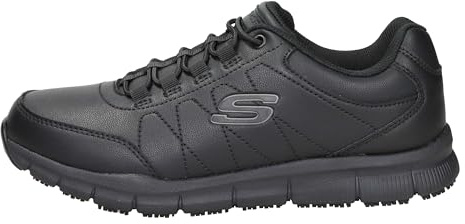 Skechers Chaussures de Service médical Nampa OsilMedical pour Homme, Noir/synthétique, 41.5 EU