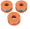 Bulevisiter 3 Pack String Trimmer Spool Line 2.5m For SPARE GO Compatible With For McGregor MCT1825 MET2523 Cordless Grass Trimmer