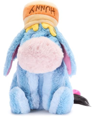 Disney Store Official - I-Aah - Kuscheltier - 29 cm/11,5 - Niedlicher Plüsch-Esel - Mit Honigtopf - Geeignet für Babys - Ab 0 Jahren
