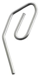 Ganchos metálicos para Cortinas en riel | para visillos, Cortinas, Cortinas de Ducha, caravanas, Panel japonés | Ganchillos Pesados Tipo garfio (Pequeño, 50, Pack)