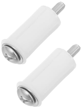 NUOBESTY 2pcs Toilet Seat Stabilizers Kit Bolts Nuts Screws for Easy Installation Replacement