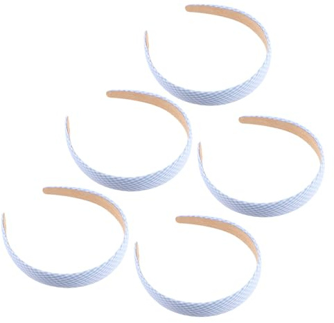 Alipis 5 Stück Teiliges Kariertes Haarreif Damen Elastische Flexible Haarbänder mit Festem Halt Modische Robuste Haarschmuck accessoires Passend für Kopfgrößen und Vielseitige