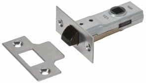 Ironmongery Solutions® Tubular Latch 90mm – Zinc Plated (ZP) Finish, Heavy-Duty Internal Door Latch, Smooth Action Mechanism