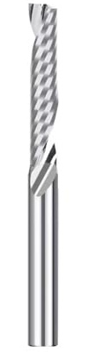 Milling Cutter 3D CNC Router Bit 3.175/4/6/8/10/12mm Single Flute Spiral Carbide End Mill For Aluminum Wood Cutting, 3.175x1x2x40
