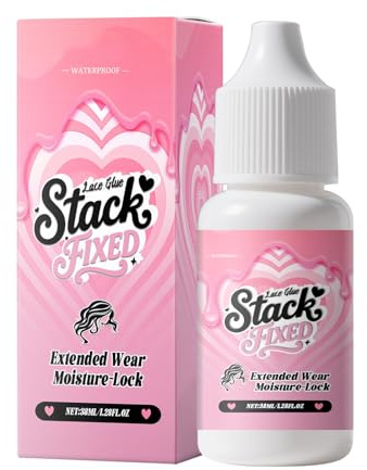 lace wig glue,38ml Strong Hold Invisible Bonding Adhesive for Wigs Adhesive for Lace Front Wigs & Hair Bonding