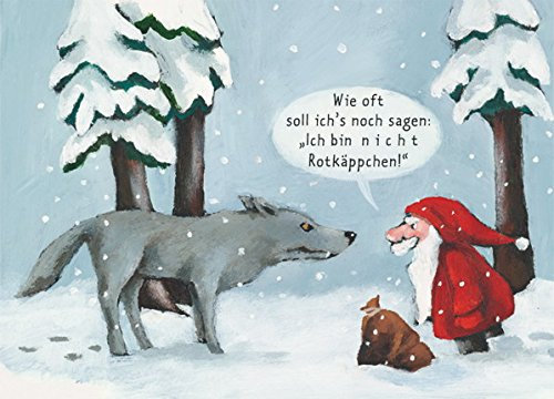 Inkognito Postkarte A6 • 33032 ''Rotkäppchen Künstler: Henrike Wilson • Weihnachten