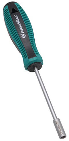 MagiDeal Tournevis Porte-Embout Douille Hexagonal Métallique Poignée Antidérapant Outil à Main, 4.0mm