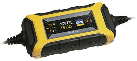 GYS - Artic 1500 - Chargeur - Inverter - 230V - Livre avec Pinces et Cosses de Connexion, Noir