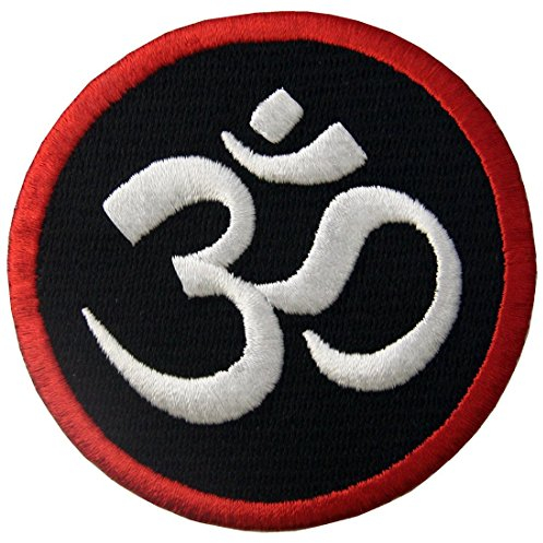 Buddhistisches Symbol Innerer Frieden Bestickter Aufnäher zum Aufbügeln/Annähen
