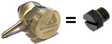 Billet Duramax NO Mess Bleeder Screw