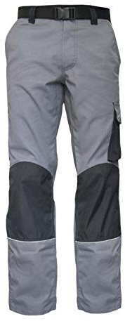 Gahibre - Pantalón de Trabajo Elástico Con Rodilleras | Ropa de Trabajo Reflectante | Talla XL