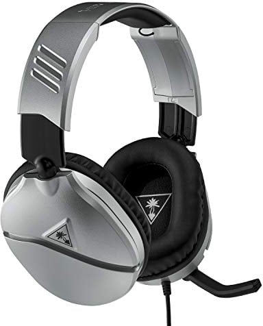 Turtle Beach Recon 70 Silber Gaming Headset - PS4, PS5, Xbox One, Xbox Series S/X, Nintendo Switch und PC