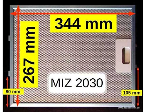 Metall-Fettfilter 345 x 265 (für Respekta MIZ 2030)