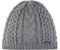 Eisbär Damen Mütze Afra MÜ, hellgraumele, 75040 - gestrickte Wintermütze für Damen, mit atmungsaktiven und wärmenden Innenfleece, perfekt für Kopfumfang 56-58 cm