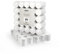 delka Unscented Tea Lights White- Long-Lasting 8 Hour Burn Time-Smoke-Free Bright Flame -Ideal for Weddings, Events, Aromatherapy, Home Décor, and Emergency Use-Premium Quality (White, Pack of 100)