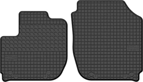 edecor Gummifussmatten Automatten Gummimatten Gummi Fußmatten für Honda Jazz III Bj. 2013-2020 VORNE