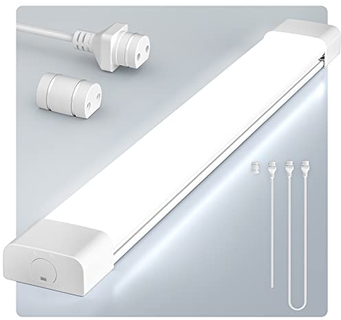 Anten LED Feuchtraumleuchte 120cm | 36W Feuchtraumlampe | Kalteweiss 6000K 4000LM Werkstattlampe | IP65 Wasserfest Wannenleuchte | Wasserdicht Kellerleuchte für Büros Keller Werkstätten Garage