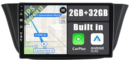 YUNTX Android 14 2 Din Radio con navigazione per Iveco Daily VI (2014-2021):[Integrato CarPlay/Android Auto/DSP/GPS]-IPS 9 Touch Screen-DAB/Bluetooth 5.0/WiFi/Controllo del volante/Mirror-Link