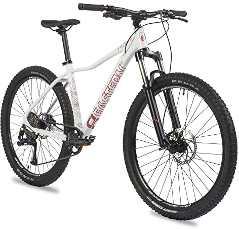 Eastern Bikes Alpaka Mountain Bike with 27.5 Wheel/Tire in 3 Frame Sizes for a (Small - 15 Frame, White)