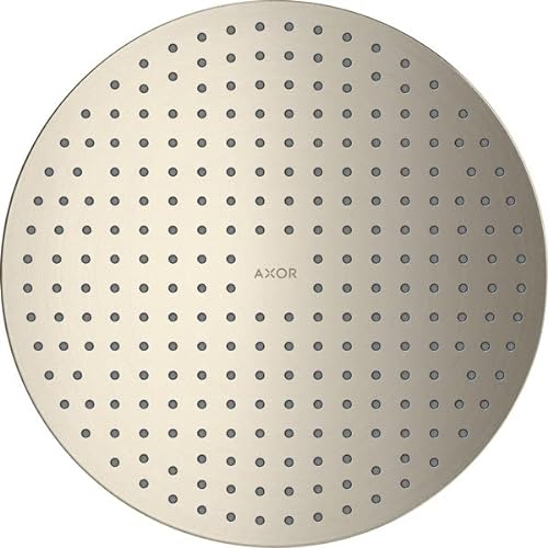 hansgrohe AXOR ShowerSolutions Kopfbrause 300 1jet, Decke-Aufputz, 35302820, Farbe: Brushed Nickel