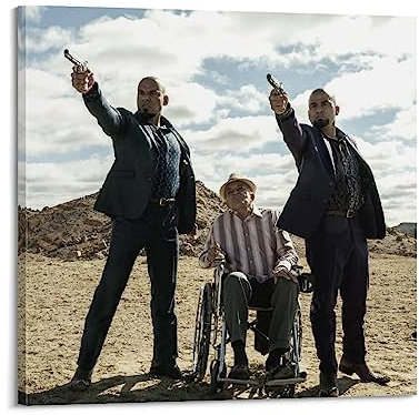 ELedvb Better Call Saul Hector Salamanca And The Salamanca TwinsLeinwand-Poster, dekoratives Gemälde, Leinwand, Wandposter und Kunstbild, modernes Familien-Schlafzimmer, Dekor-Poster, 70 x 70 cm