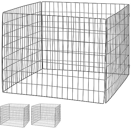 Relaxdays Komposter Metall, 3er Set, Biokomposter Garten, HBT: 70 x 90 x 90 cm, 560 Liter, Drahtkomposter Stahl, schwarz