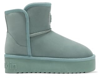 D. Franklin - Stivali Australiani a Taglio Basso Nordic V2 Basic Low in Verde - Stivali da Donna - Moda casuale - Taglia (39) - Modello Nordic - v2
