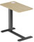 PureMounts Mobiler Beistell-Tisch höhenverstellbar, Höhenverstellbarkeit 64,0cm bis 99,9cm, bis zu 7kg belastbar, feststellbare Rollen, integrierter Getränkehalter, schwarz