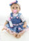 JIEBOTE Reborn Puppe Mädchen 22 Zoll 55 cm Lebensechte Reborn Babypuppen Mädchen Weiches Silikon Vinyl Große Wiedergeborene Puppen Mit Viel Zubehör Baby Reborn