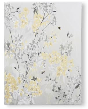 Laura Ashley Spring Blossom Leinwandbild 80x60cm | Wanddeko Schlafzimmer Wohnzimmer, Wandbilder 80 x 60