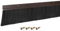 sourcing map Door Brush Bottom Sweep H-Shape Aluminum Alloy Base with 80mm PP Brush for Home, Industrial (900mm L, Brown)