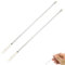 LEEQ 2 PCS Mikrolöffel Edelstahl - Laborspatel, Spatel Labor Edelstahl, Laborlöffel, Micro Probenlöffel, Doppelkopf Löffelspatel, Spatel Labor, Löffel Labor, Probenahme Scoop(20cm)