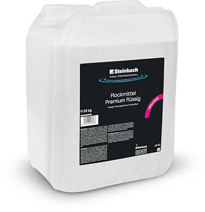 STEINBACH Wasserpflege Flockung flüssig – 0754322PD00 – 22 kg – Flüssiger Trübungsentferner für Sandfilter