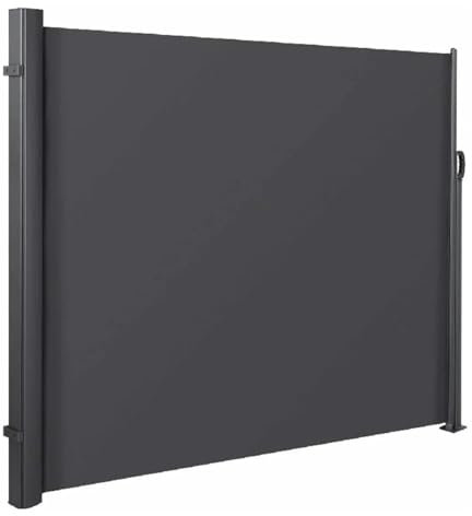 Ausziehbare Seitenmarkise für Balkon Sichtschutz Outdoor Terrasse Pool Windzaun Trennwand Garten - 6,0 x 1,8 m Sichtschutz