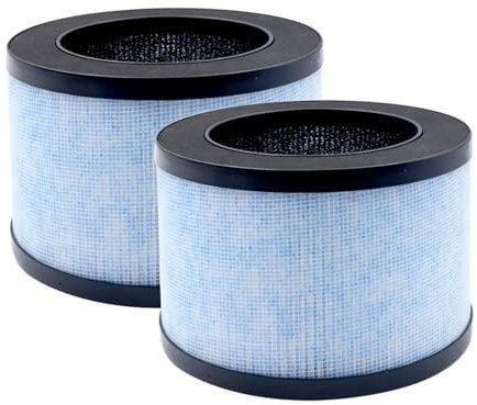 IUSOT Confezione da 2 filtri DH-JH01 e DH-JH06 per purificatore d'aria CONOPU, filtro HEPA H13, filtro compatibile con scrubber d'aria DH-JH01/JH06, vero ricambio HEPA, per purificatore d'aria AROEVE