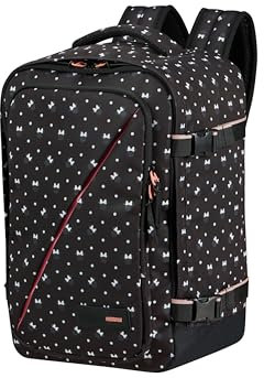 American Tourister Take2Cabin Disney - Ryanair Borsa da cabina sotto il sedile, 25 x 20 x 40 cm, 24 L, Multicolore (Minnie Urban Dots)