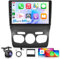 2G+64G Inalámbrico Carplay Android Radio de Coche para Citroën C4L C4 DS4 2013-2017 10.1 Pulgadas Radio Coche con Android Auto GPS Navi WiFi Mirror Link Bluetooth FM/RDS/USB/EQ/SWC Cámara Trasera
