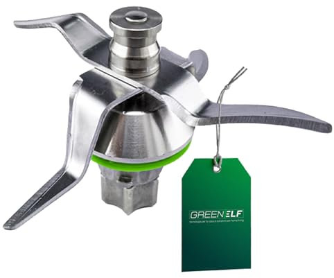 GREENELF - Lame Bimby TM5 di Ricambio - Chef-Mix EDIZIONE LIMITATA – Gruppo Coltelli Bimby TM5 in Acciaio Inox SUS420 Compatibile con Thermomix TM5 – Sicuro e Resistente Lavabile in Lavastoviglie