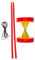 PERSELOSO 1 Jeu De Yoyo Chinois À Double Roulement, Jouet Diabolo Chinois avec Bâtons Et Ficelle, Jouet D'adresse pour Enfants, Adolescents, Adultes Et Débutants