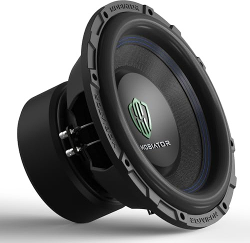 MOBIATOR-12 2000W Max Power Dual 4 Ohm Car Subwoofer, Easy to Install, Black-S324 (MB-S324)