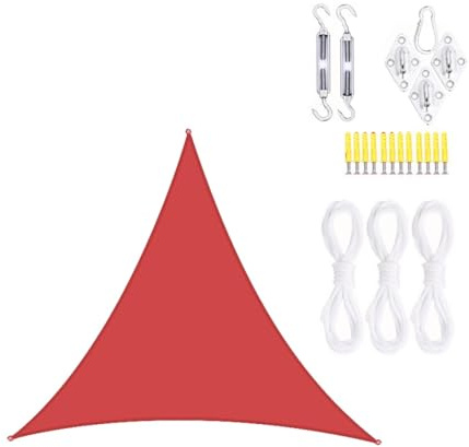 Sonnensegel, wasserdicht, für den Außenbereich, strapazierfähig, Oxford-Segel mit Hardware-Kit für Hof, Schwimmbad, Carport