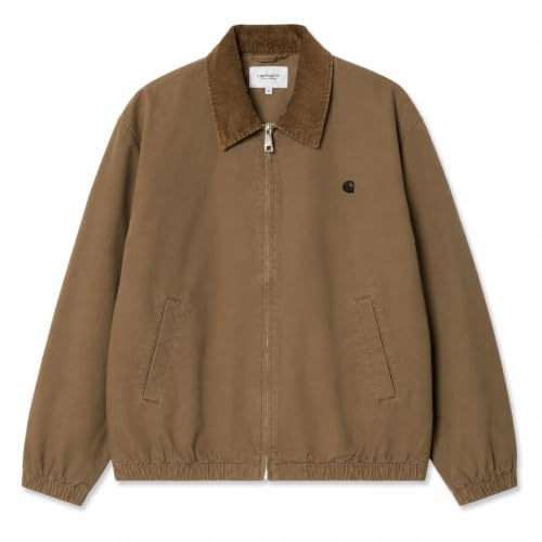 CARHARTT WIP Men's Madison Ripstop Jacket Dark Beech/Black Garment Dyed